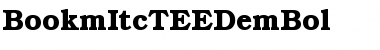 Download BookmItcTEEDemBol Regular Font Title Preview