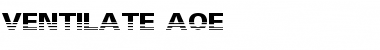 Download Ventilate AOE Regular Font