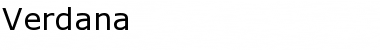 Download Verdana Regular Font Title Preview