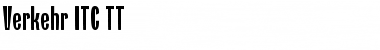 Download Verkehr ITC TT Regular Font Title Preview