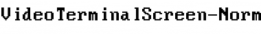 Download VideoTerminalScreen-Normal Regular Font Title Preview
