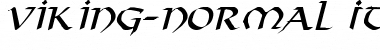 Download Viking-Normal Italic Regular Font Title Preview