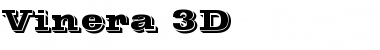 Download Vinera 3D Normal Font Title Preview