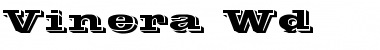 Download Vinera Wd Regular Font Title Preview