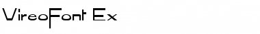 Download VireoFont Ex Regular Font Title Preview