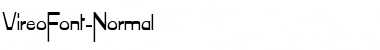 Download VireoFont-Normal Regular Font Title Preview