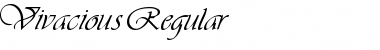 Download Vivacious Regular Font Title Preview