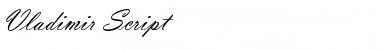 Download Vladimir Script Regular Font Title Preview