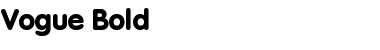 Download Vogue Bold Font Title Preview