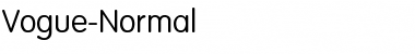 Download Vogue-Normal Regular Font Title Preview