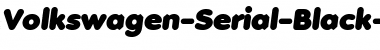 Download Volkswagen-Serial-Black DB RegularItalic Font Title Preview