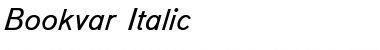 Download Bookvar Italic Font Title Preview
