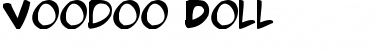 Download Voodoo Doll Regular Font Title Preview