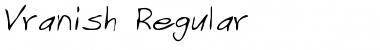 Download Vranish Regular Font Title Preview