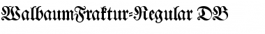 Download WalbaumFraktur DB Regular Font Title Preview