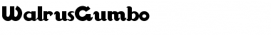 Download WalrusGumbo Regular Font