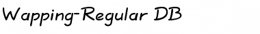 Download Wapping DB Regular Font Title Preview