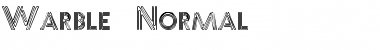 Download Warble Normal Font Title Preview