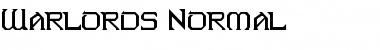 Download Warlords Normal Font