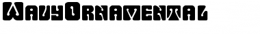 Download WavyOrnamental Regular Font Title Preview