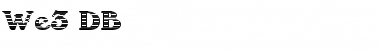 Download We3 DB Normal Font Title Preview