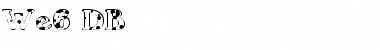 Download We6 DB Normal Font Title Preview