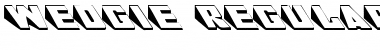 Download Wedgie Regular Font Title Preview