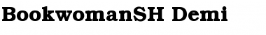 Download BookwomanSH Demi Font Title Preview