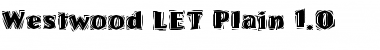 Download Westwood LET Plain Font Title Preview