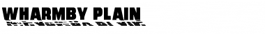 Download Wharmby Plain Plain Font Title Preview