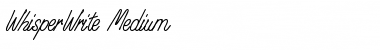 Download WhisperWrite Regular Font Title Preview