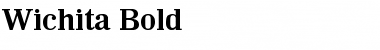 Download Wichita Bold Font Title Preview