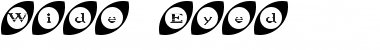 Download Wide Eyed Regular Font Title Preview