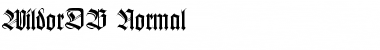 Download WildorDB Normal Font Title Preview
