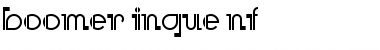 Download Boomer Ingue NF Regular Font Title Preview