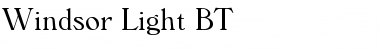 Download Windsor Light Font Title Preview
