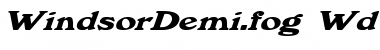 Download WindsorDemi.fog Wd Italic Regular Font Title Preview