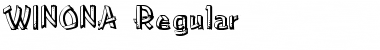 Download WINONA Regular Font Title Preview