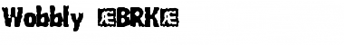 Download Wobbly (BRK) Regular Font Title Preview