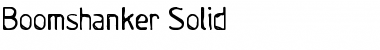 Download Boomshanker Regular Font Title Preview