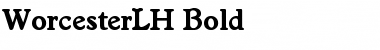 Download WorcesterLH Bold Font Title Preview
