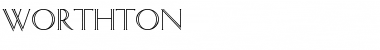 Download Worthton Regular Font Title Preview