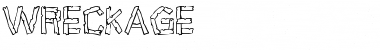 Download Wreckage Regular Font Title Preview