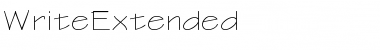 Download WriteExtended Regular Font Title Preview