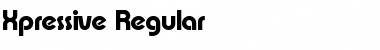 Download Xpressive Regular Font Title Preview