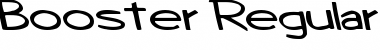 Download Booster Regular Font Title Preview