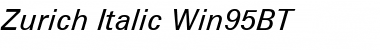 Download Zurich Win95BT Font