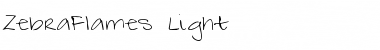 Download ZebraFlames Light Font