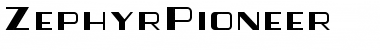 Download ZephyrPioneer Regular Font