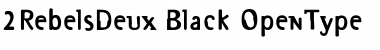 Download 2RebelsDeux Black Font